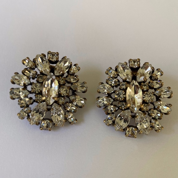 J. Crew Jewelry - JCrew Glam Faux Diamond Earrings